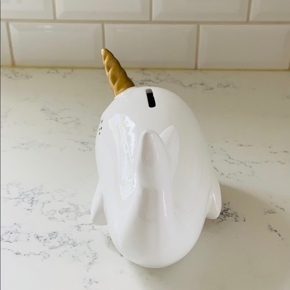 Pillowfort by Target  Unicorn Whale Coin Bank - Picture 8 of 13
